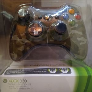 Microsoft Xbox 360 Wireless Controller Camouflage Special Ed BRAND NEW SEALED